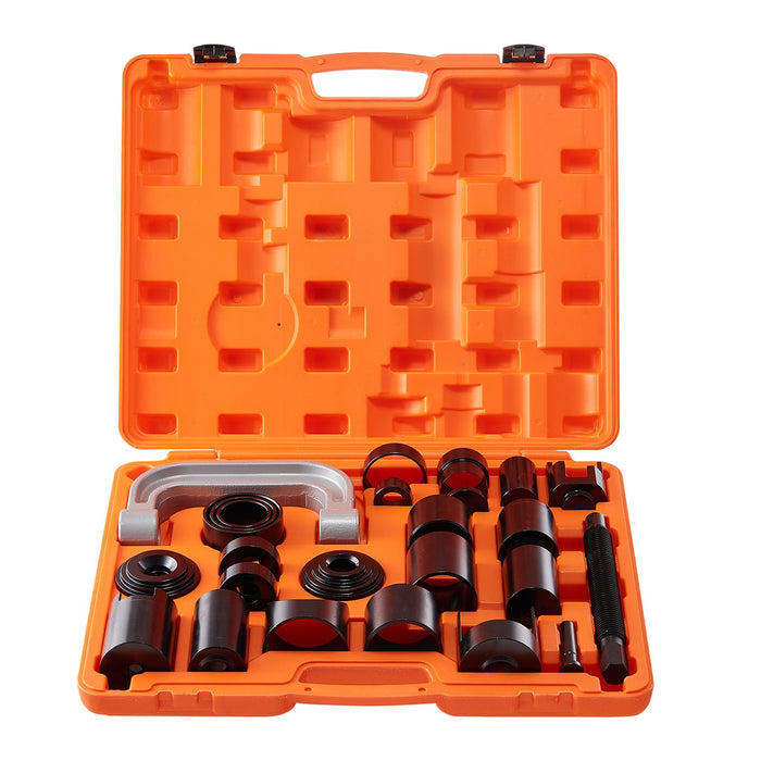 VEVOR Ball Joint Press Kit, 25 pcsTool Kit, C-press Ball joint Remove and Install Tools, for Most 2WD and 4WD Cars, Heavy Duty Ball Joint Repair Kit for Automotive Repairing