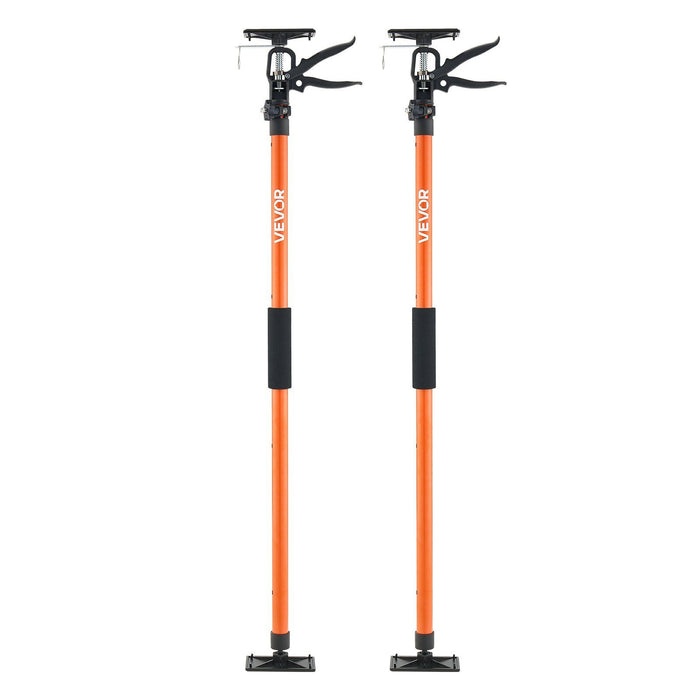 Cabinet Jack Support Pole, 2-Pack, 116-290 cm Steel Telescopic Quick Support Rod, Adjustable 3rd Hand System up to 70 kg Capacity for Installing Cabinets, Lifting Drywall, Cargo Bars