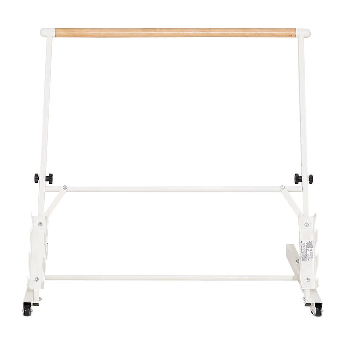 Ballet Barre, Freestanding Portable Barre Bar, Home Fitness Exercise Equipment for Abs, Arms, Strength, and Cardio, Easy to Store Foldable Stretching Dance Bars, 4 Level Height Adjustable