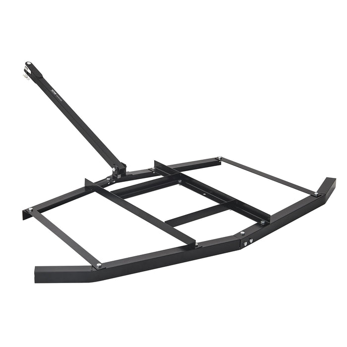 VEVOR Drag Harrow, 66" Width Tow Behind Drag Harrow, Q235 Steel Driveway Grader with Adjustable Bars & Pin Hitch, Support up to 50 lbs, Tractor Driveway Harrow for ATVs, UTVs, Garden Lawn Tractors