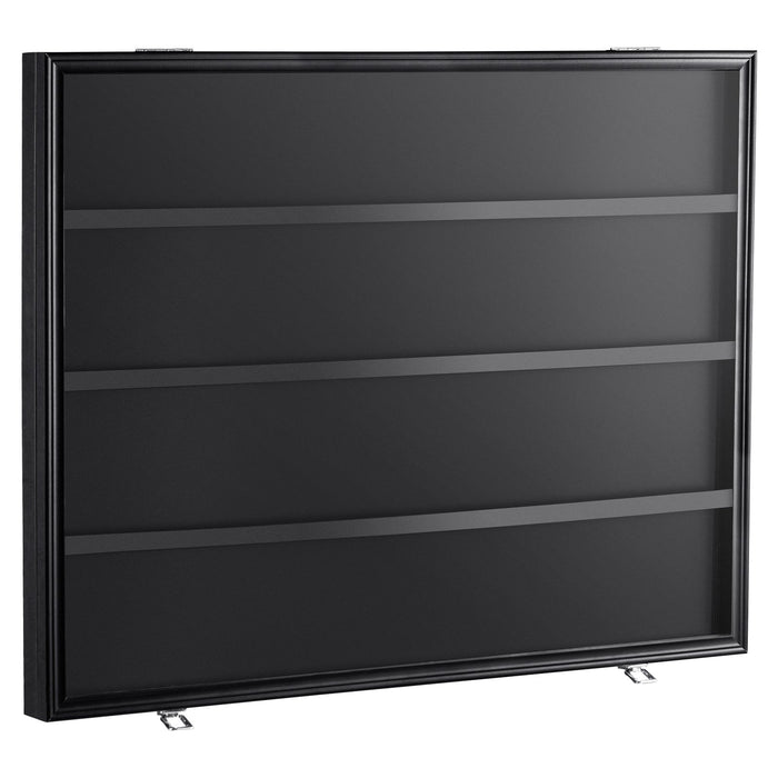 VEVOR 36 Graded Sports Card Display Case, 775 x 617 x 55 mm, Baseball Card Display Frame with 98% UV Protection Clear View PC Glass, Lockable Wall Cabinet for Football Basketball Hockey Trading Card