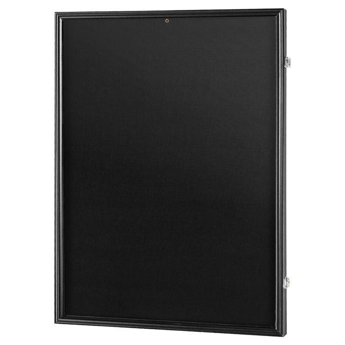 VEVOR Jersey Display Frame Case, 590 x 790 x 40 mm, Large Lockable Sport Jersey Shadow Box with 98% UV Protection PC Glass and Hangers, for Baseball Basketball Football Hockey Shirt and Uniform