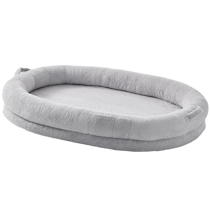 VEVOR Human Dog Bed 1825x1220x254 mm Human Size Dog Bed Washable Faux Rabbit Fur