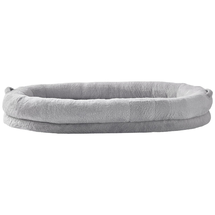VEVOR Human Dog Bed 1825x1220x254 mm Human Size Dog Bed Washable Faux Rabbit Fur