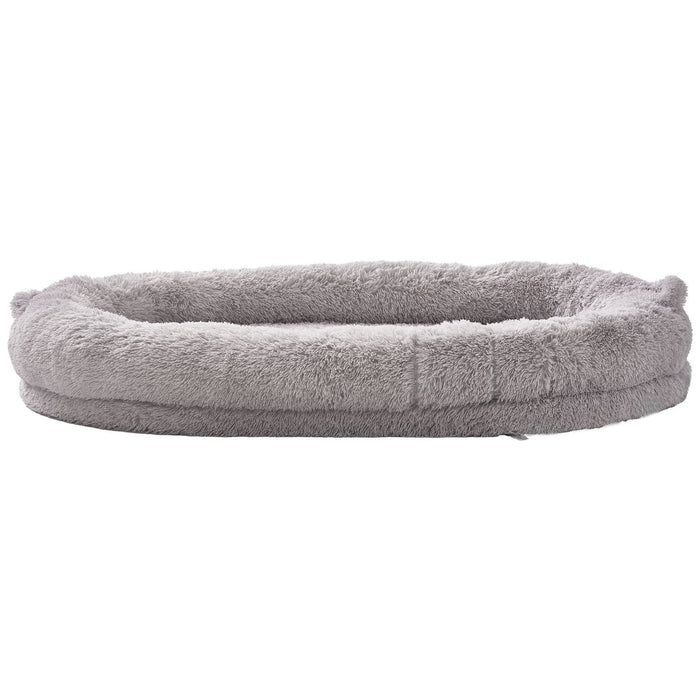 VEVOR Human Dog Bed 1820x1220x250 mm Human Size Dog Bean Bed Washable PV Velvet