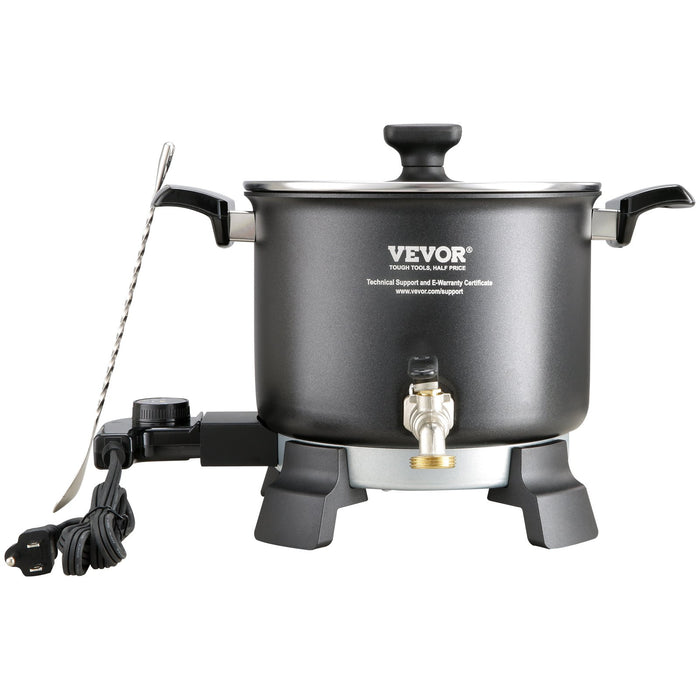 VEVOR Wax Melter for Candle Making, 5 Liter Large Electric Wax Melting Pot Easy Pour Spout, 4-level Temperature Control, Easy Clean for Candle Soap Cream Beauty Bulk Production Business or Home