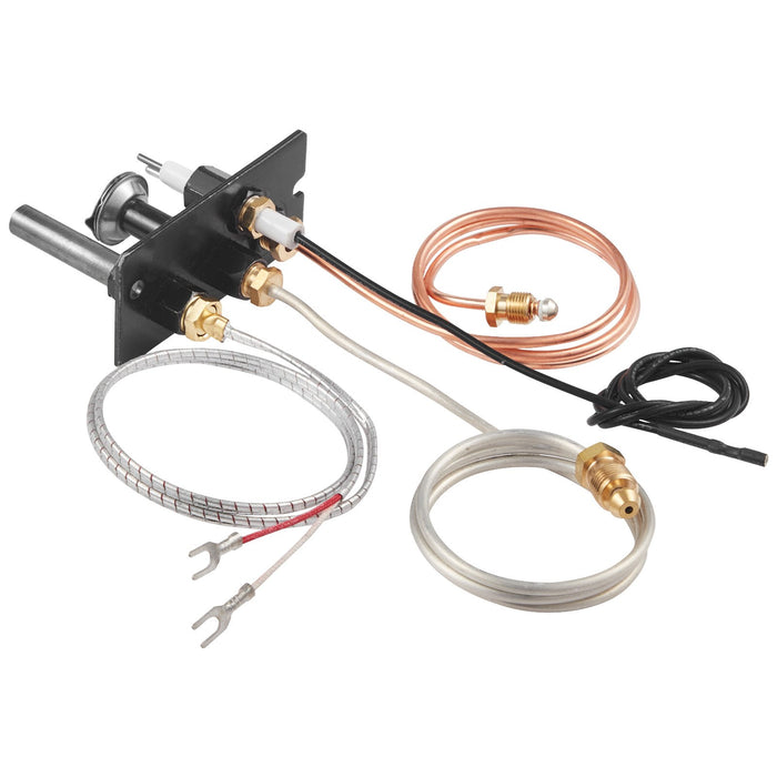 VEVOR Gas Pilot Assembly, OE 69L17, 69L1701, 904405, J4117, 108084-02 Fireplace Gas Pilot Assembly Kit, Natural Gas Ignition Replacement, Compatible with Lennox, Superior, Astria Models, Black