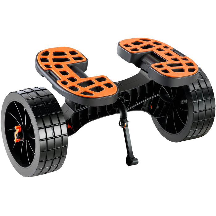 VEVOR Adjustable Kayak Cart Canoe Boat Carrier 320lbs Load with 10'' Solid Tires