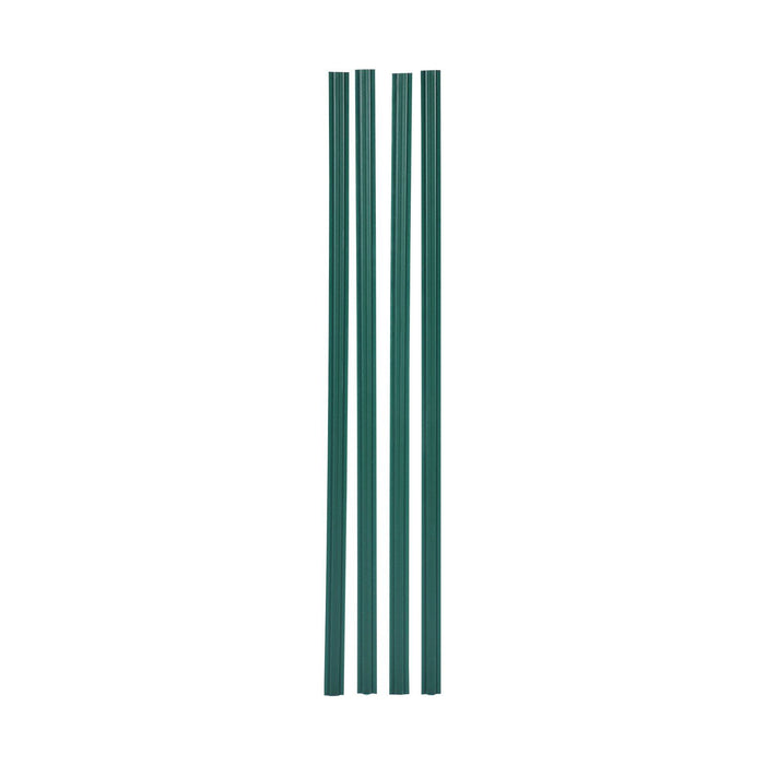 Bottom Locking Privacy Slats, Double-Wall Vertical Bottom-Locking Slats with Wings for Chain-Link Fence, High-Density HDPE Chain Link Slats Ideally Fit 1.2 m High Fence for Garden Farm(Green)