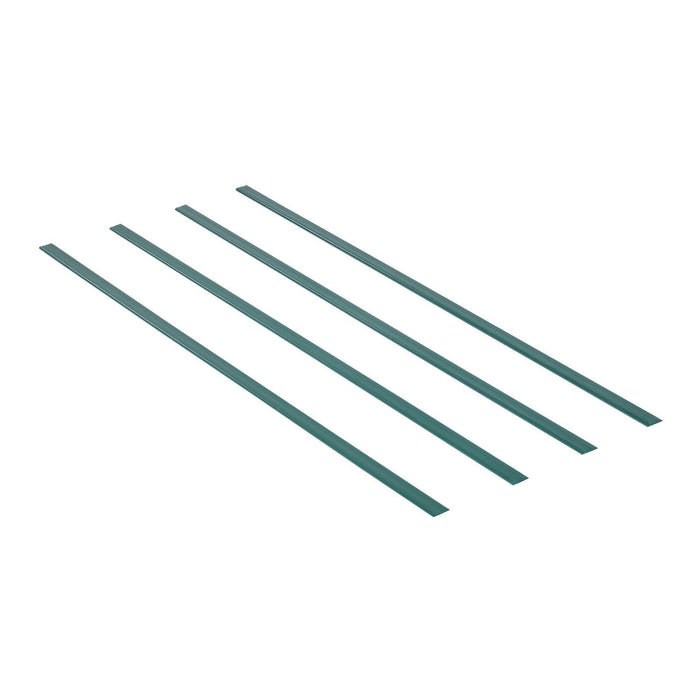 Bottom Locking Privacy Slats, Double-Wall Vertical Bottom-Locking Slats for Chain-Link Fence, High-Density HDPE Chain Link Slats Ideally Fit 1.2 m High Fence for Garden Farm Sports Field(Green)