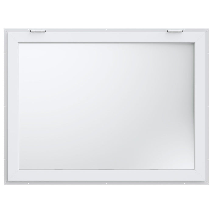 Concession Window for Food Truck, 1220x915 mm Aluminum Alloy Service Window, Up to 85 Degrees Serving Window with 4 Sliding Windows & Awning Door & Drag Hook, for Food Truck Concession Trailer