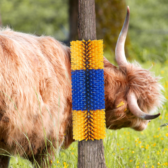VEVOR Livestock Scratching Brush 3Pcs Itch Relief Horse Scratcher Brush 17.1 in