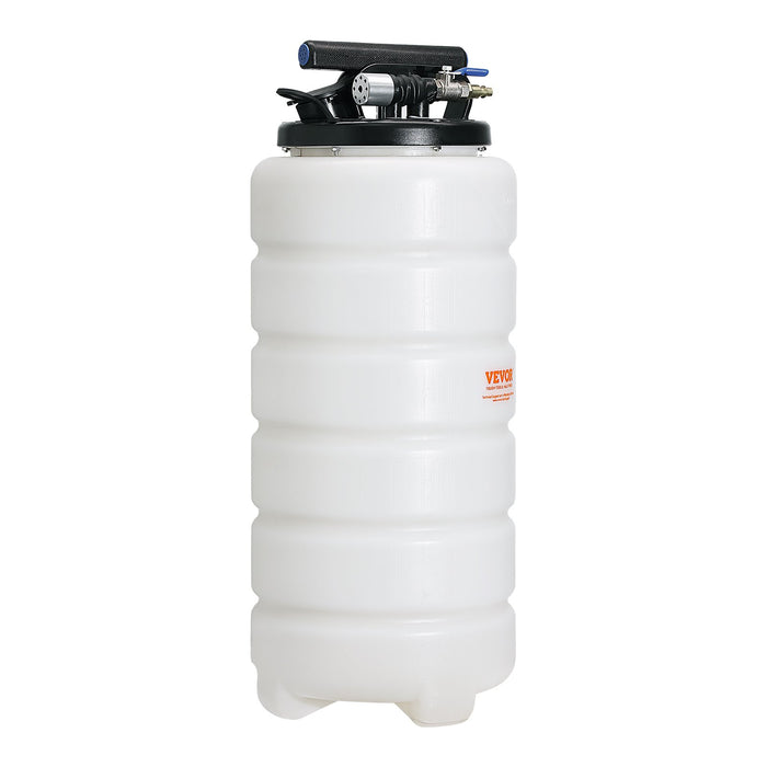 VEVOR Fluid Extractor, 15 Liters Capacity, Pneumatic/Manual Oil Changer Vacuum Fluid Extractor with Dipstick and Liquid Suction Hose, Oil Extractor Change Pump for Automotive Fluids Vacuum Evacuation