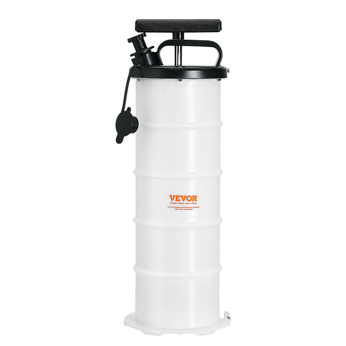 VEVOR Fluid Extractor, 6.5 Liters Capacity, Manual Hand-Operated Oil Changer Vacuum Fluid Extractor with Dipstick and Suction Hose, Oil Extractor Change Pump for Automotive Fluids Vacuum Evacuation