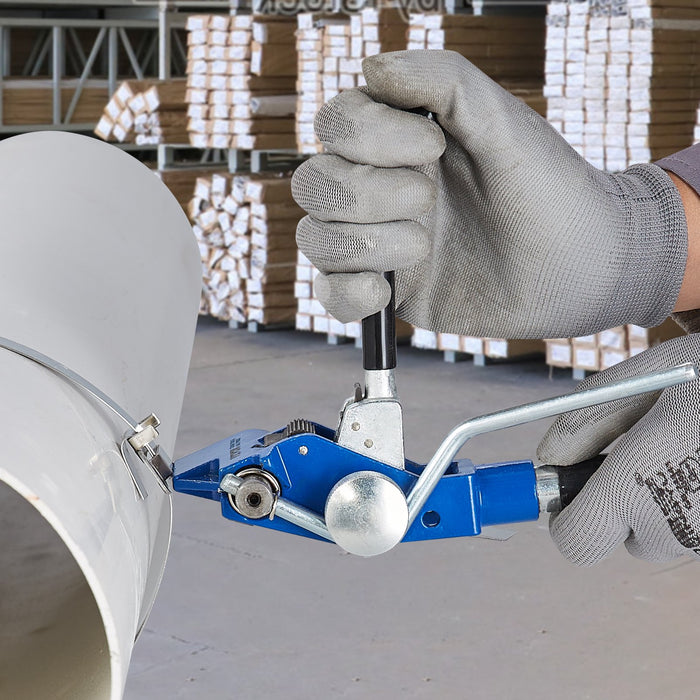 VEVOR Banding Strapping Kit with Strapping Tensioner Tool, 30 m Length 304 Stainless Steel Banding, 100 Metal Seals, Pallet Packaging Strapping Banding Kit, Banding Packaging Strapping for Packing