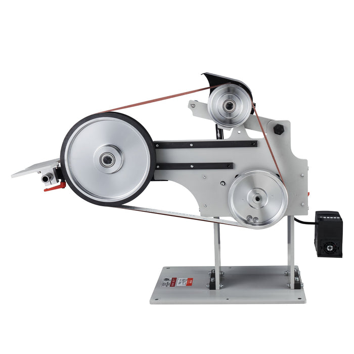 VEVOR Belt Grinder Sander 72 x 2-Inch Belt Polisher with VFD 3 Grinding Moulds