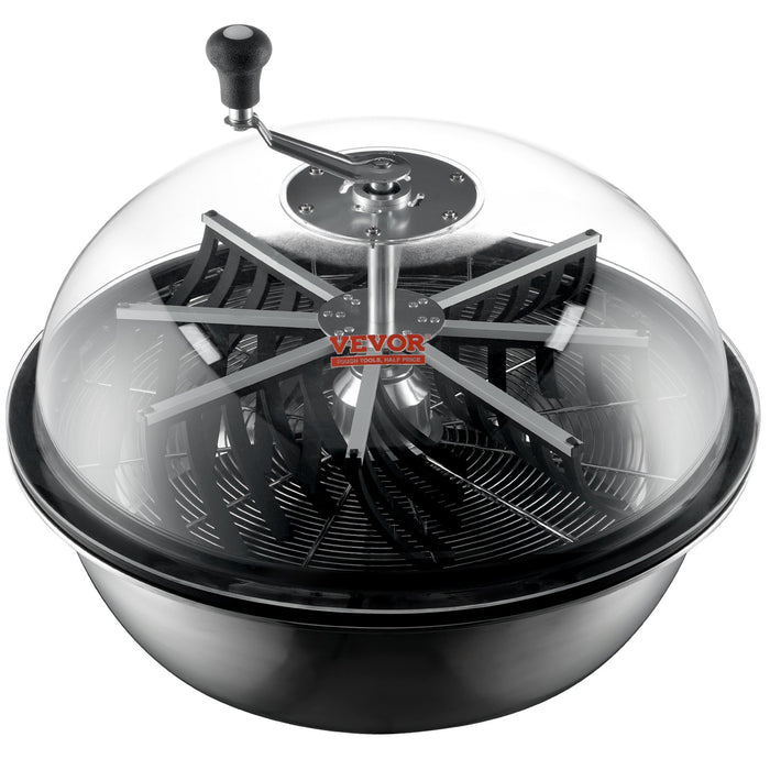 VEVOR Leaf Bowl Trimmer, 24'' Trimmer Bowl, Manual Bud Trimmer with Stainless-Steel Blades for Twisted Spin Cut, Clear Visibility Dome and Hand Pruner Included, for Cutting Leaves, Buds, Flowers