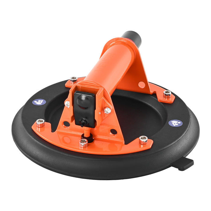 VEVOR Vacuum Suction Cup, 203 mm Vacuum Glass Lifter with Metal Handle, 195 kg Max Lifting Capacity Tile Suction Cup Tool with Carrying Case for Lifting Large Tile, Granite, Drywall, Windows (2-Pack)