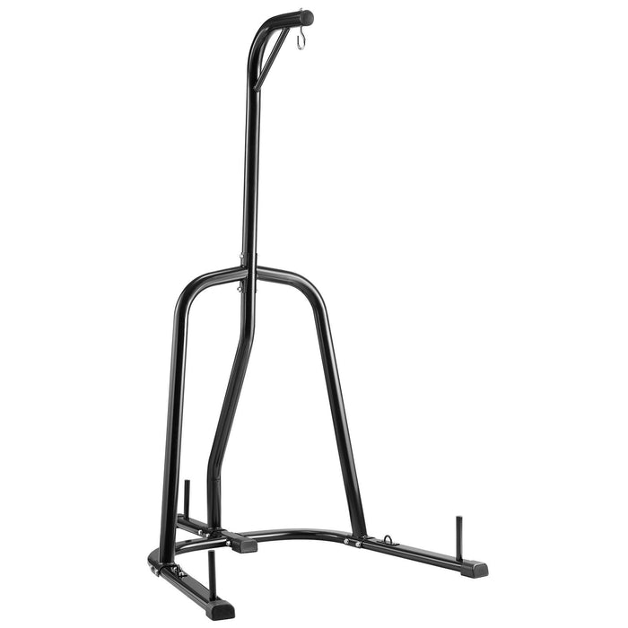 Punching Bag Stand, Steel Heavy Duty Workout Equipment, Boxing Punching Bag Stand, Holds Up to 140 lbs, Freestanding Sandbag Rack with Weighted Base, Training Equipment for Home Gym Fitness