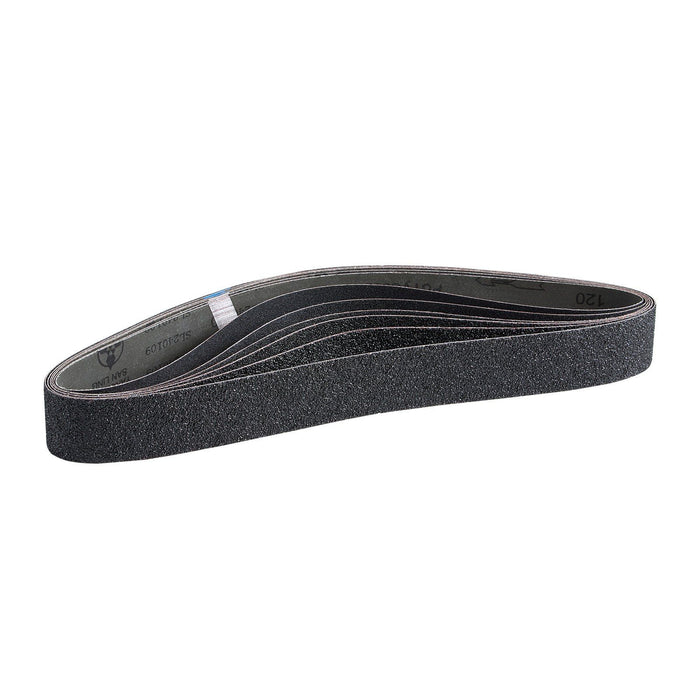 Sanding Belts, 50mm x 1066mm Belt Sander Sanding Belts, 6 PCS (Each of 36 40 60 80 100 120 Assorted Grits) Silicon Carbide for Knife Sharpening, Metalworking, Composites, Plastic Finishing