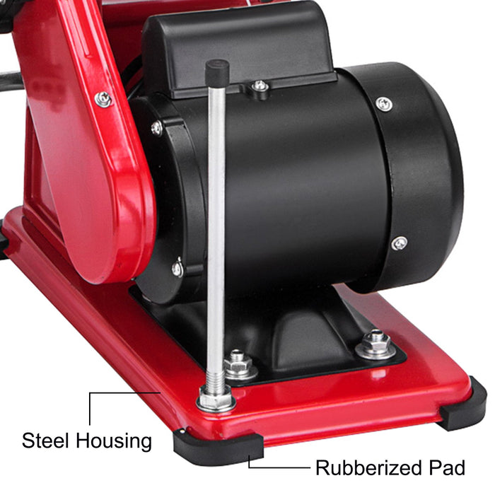 VEVOR Belt Sander 4" x 36", Disc Combo Sander 6",Electric Adjustable Bench Belt Sander 375W,Grinder Bench Sanding Machine With 4 Rubber Foot Pad