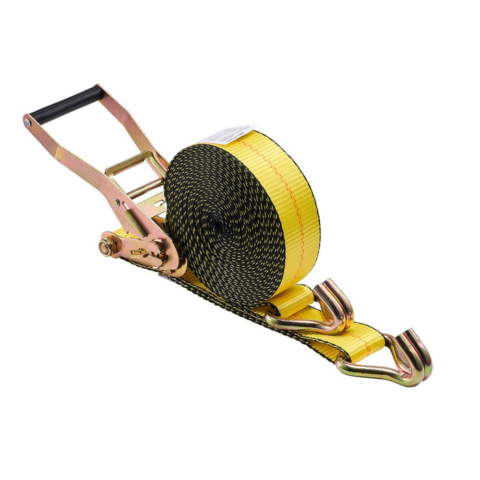 VEVOR Ratchet Straps, 50.8 mm x 9.1 m, Heavy Duty Tie Down Straps with Double J Hook, 4536 kg Break Strength, Carry Bag, Tie Down Ratcheting for Moving, Trailers, Motorcycles, Kayaks, Car Roof, 4 Pack