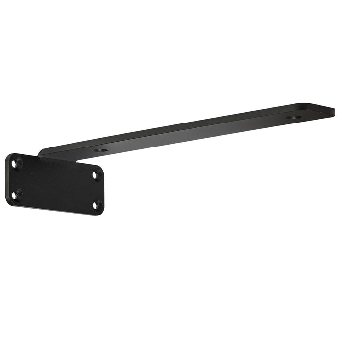 Shelf Bracket, 26.1cmL x 10cmW x 4.5cmH, 6 Pcs Heavy Duty Floating Shelf Brackets, Brackets for Shelves, 5mm Thick Matte Black L Shelf Bracket,Steel Shelving Brackets with 72.6 kg Load Capacity