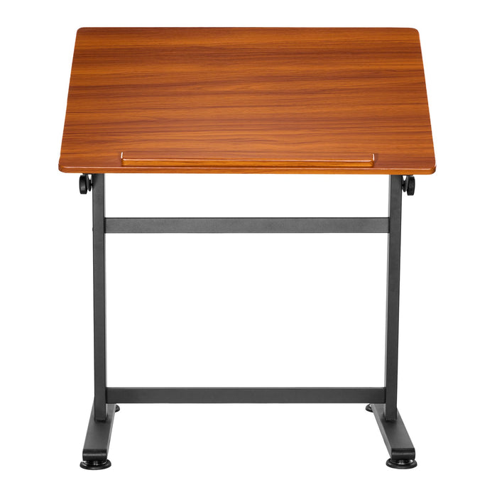 VEVOR Drafting Table Adjustable 0°â€?0° Tilt Wooden Drawing Desk with H-Frame