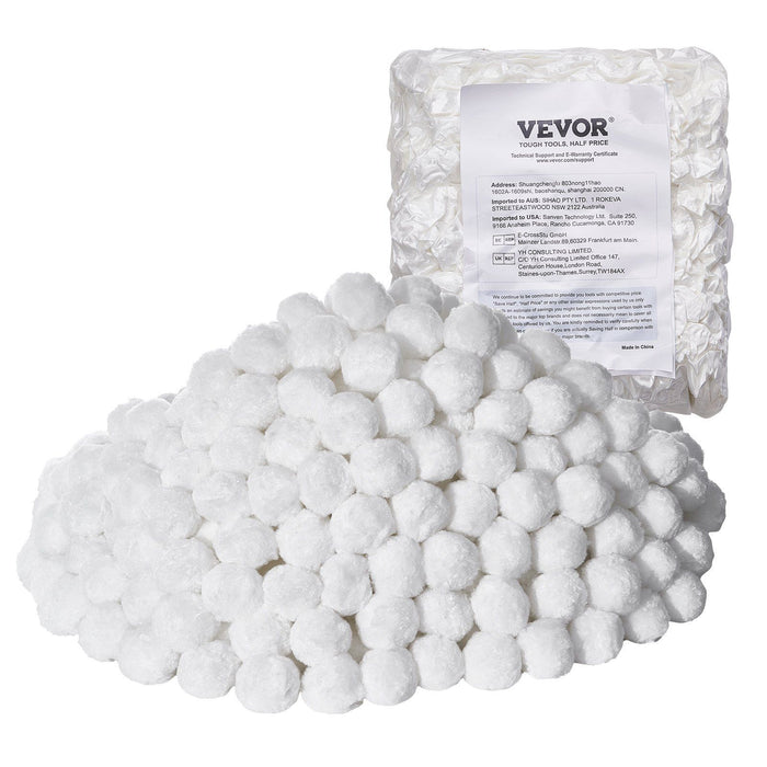 Pool Filter Balls for Sand Filter, 2.1 kg, Filter Balls Replace Pool Filter Sand, Reusable Polyester Fiber Filter Media Balls with Wash Bag, for Swimming Pool Above Ground Pool Aquarium Tank