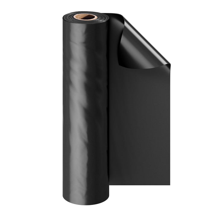 10 Mil Plastic Sheeting Heavy Duty 10' x 100', Thick Plastic Sheeting Roll, Plastic Drop Cloth Painters Tarp, Polyethylene Covering for Crawl Space Vapor Barrier, Multi-Purpose, Black