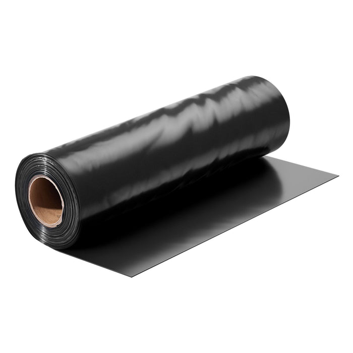 10 Mil Plastic Sheeting Heavy Duty 10' x 100', Thick Plastic Sheeting Roll, Plastic Drop Cloth Painters Tarp, Polyethylene Covering for Crawl Space Vapor Barrier, Multi-Purpose, Black