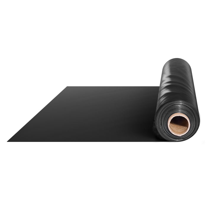VEVOR 10Mil Plastic Sheeting Roll 20 x 100 FT Heavy Duty Polyethylene Black