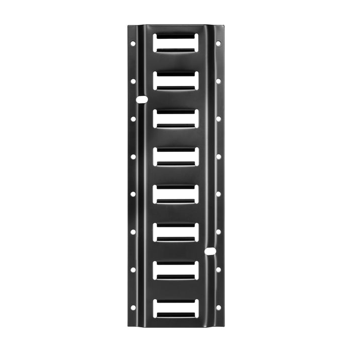 VEVOR E-Track Tie-Down Rail Kit, 4 Pack 0.4 m E Tracks Set, 21 Pcs Includes 2 Ratchet Straps & 4 O-Rings & 4 Tie-Offs with D-Ring & 2 Single Slots & 8 End Caps & 1 Bag, Fit for Garages Vans Trailers
