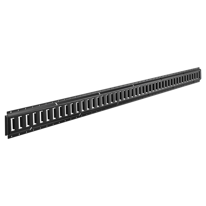 VEVOR E-Track Tie-Down Rails, 4 Pack, 2.3 m E Track Rails Secures Cargo & Heavy Loads Up to 909 kg, Trailer Tie-Down System Suitable for Garages, Vans, Motorcycle Tie Downs, ATV Mountings