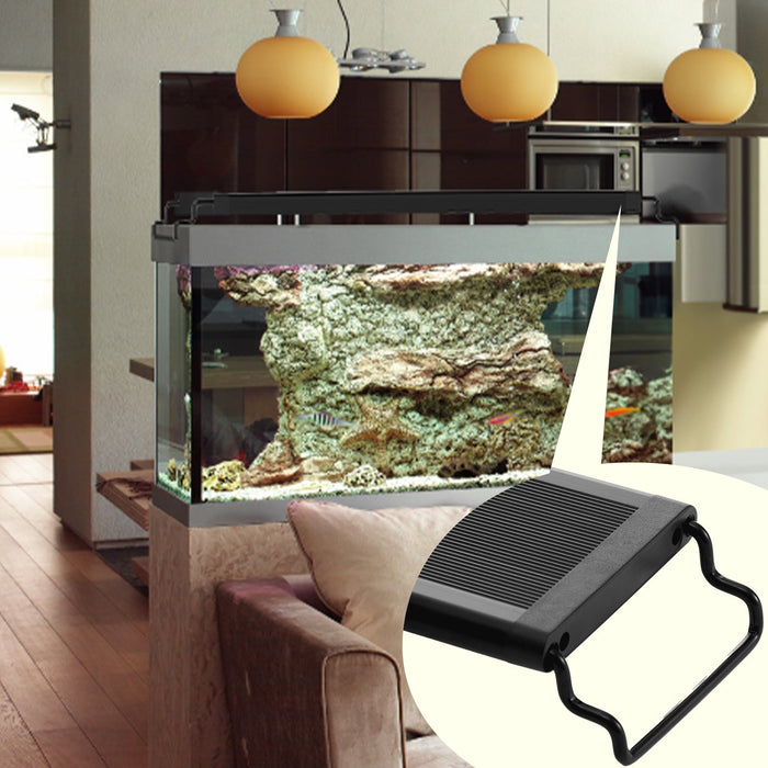 VEVOR Aquarium Light, 14W Full Spectrum Fish Tank Light with 24/7 Natural Mode, Adjustable Timer & 5-Level Brightness, with Aluminum Alloy Shell Extendable Brackets for 12"-18" Freshwater Planted Tank
