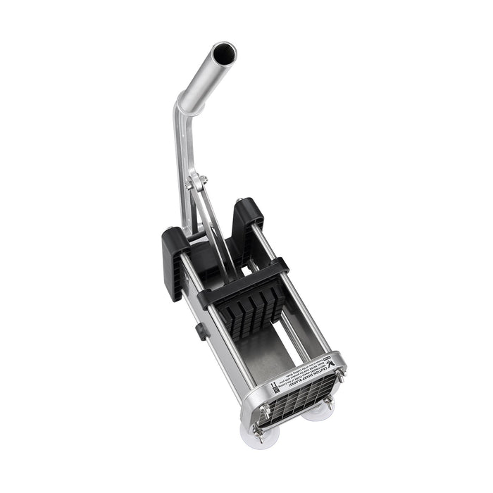 VEVOR French Fry Cutter, Potato Slicer with 1/2-Inch and 3/8-Inch Stainless Steel Blades, Manual Potato Cutter Chopper with Suction Cups, Great for Potato, French Fries, Cucumber, Vegetables, Carrot