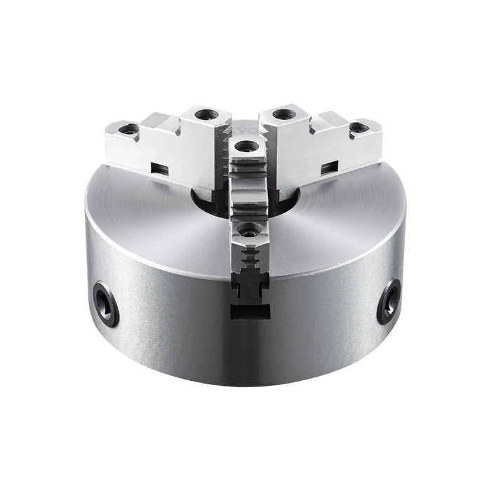 VEVOR 3-Jaw Lathe Chuck, 200 mm, Self-Centering Lathe Chuck, 4-200 mm Clamping Range with T-key Fixing Screws Hexagon Wrench, for Lathe 3D Printer Machining Center Milling Drilling Machine