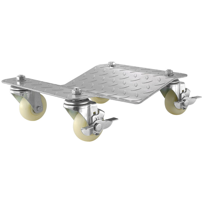 VEVOR 2 Pcs Tire Wheel Dollies 12"X16" Platform Size Wheel Car Dolly 3" Caster Wheel Dolly for Vehicle Car Auto Repair (2 Pcs)