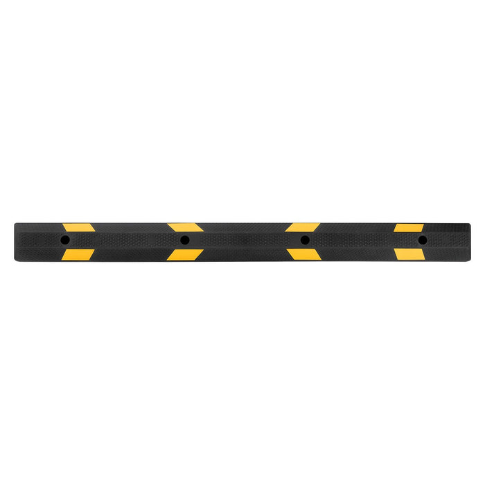 Parking Stopper, 1840 mm Heavy Duty Parking Aid for Garage, Rubber Curb Garage Floor Stopper with Reflective Strips, Vehicles Gadgets for Cars Vans Trucks Tire Wheel Guide Block Stops Bumpers