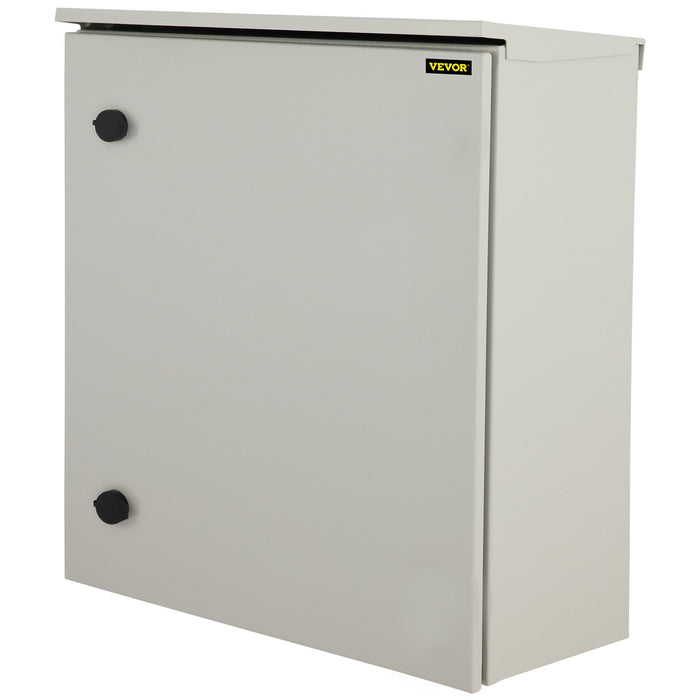 VEVOR Electrical Steel Enclosure Box NEMA 4 Outdoor Enclosure 24 x 24 x 12'' UL