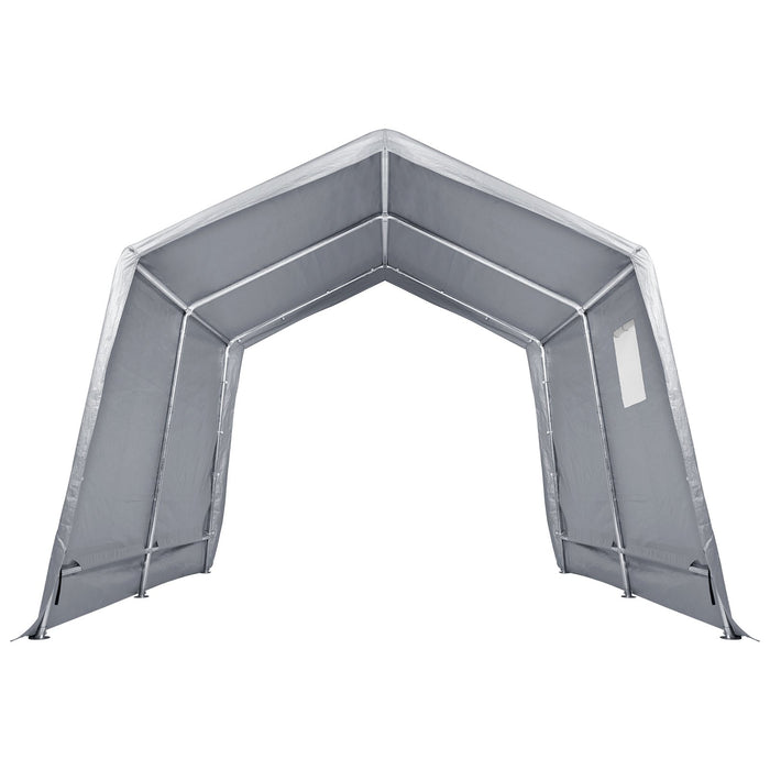 VEVOR Protable Stotage Shelter Garage Stotage Shed 7 x 12 x 7.36ft & Zipper Door