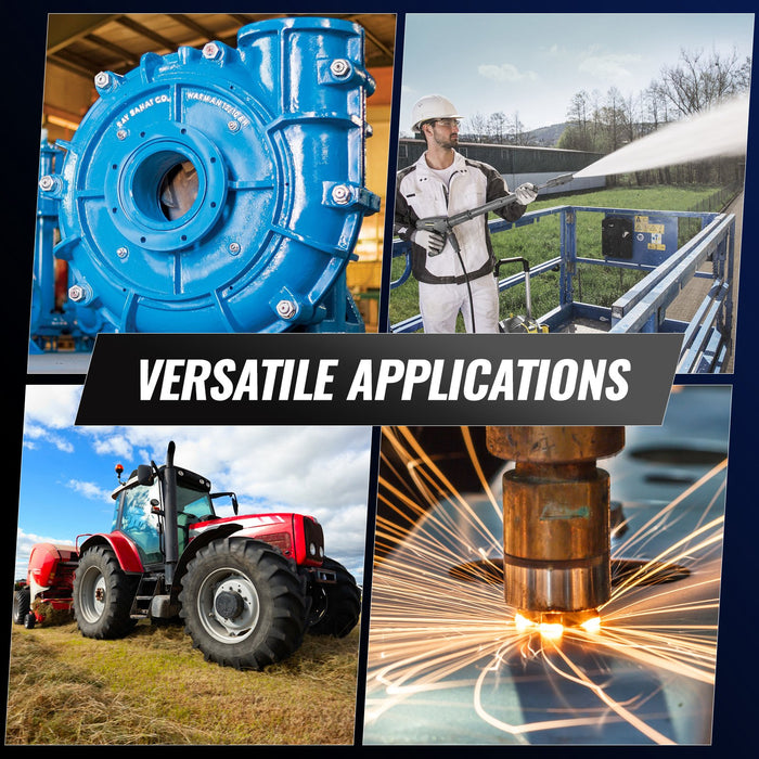 VEVOR 2.2KW Electric Motor 2890 rpm, AC 400V 4.7A, 90L, B3 Frame, Air Compressor Motor 3-Phase, 24mm Keyed Shaft, CW/CCW Rotation for Agricultural Machinery and General Equipment