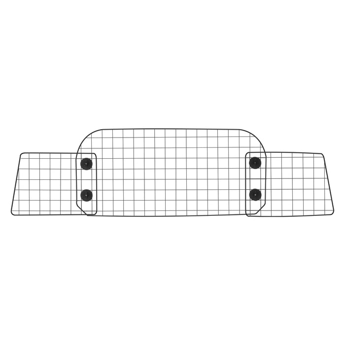 VEVOR Dog Car Barrier, 96.5-168.5cm Adjustable Car Divider for Trunk Cargo Area, Universal-Fit Back Seat Heavy-Duty Wire Mesh Dogs Separator Guard Net, Vehicle Pet Barrier for Sedans, Trucks and SUVs