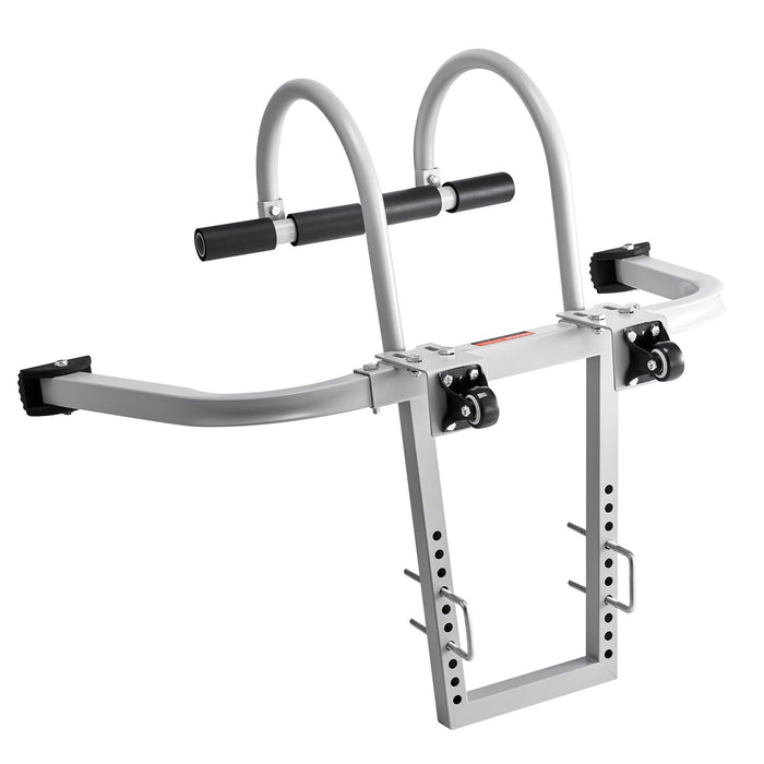 VEVOR Ladder Stabilizer, 2 in 1 Extension Wall Ladder Standoff Hook, Roof Ridge Ladder Accessories Both Horizontally and Vertically, Heavy-duty Steel Rubber Grip T-Bar, Quick Access to Steep Roofs