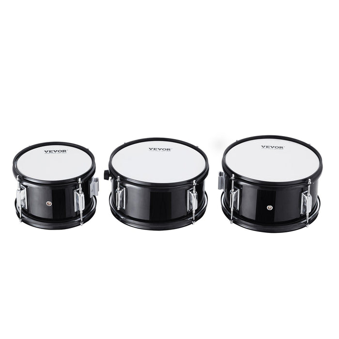Kids Drum Set, 5-Piece, 406.4 mm Beginner Full Drum Set with Bass Toms Snare Floor Drum Adjustable Throne Cymbal Hi-Hat Pedal and Two Pairs of Drumsticks, Starter Drum Kit for Child Kids, Black