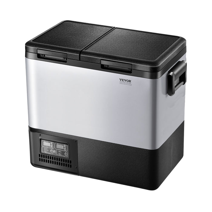 VEVOR Portable Car Refrigerator Freezer Compressor 55L Dual Zone for Car Home