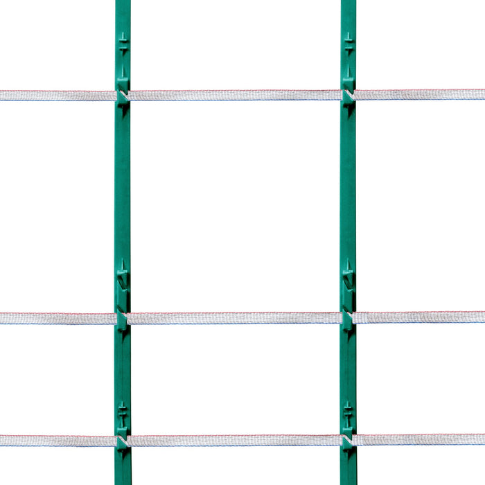 VEVOR Electric Fence Tape, 1640Ft 500M Polytape Fencing Hot Wire, 3/4" Width 6 Stainless Steel Strands for Reliable Conductivity, UV & Rust Resistance, Portable Polywire for Horse Cattle Livestock