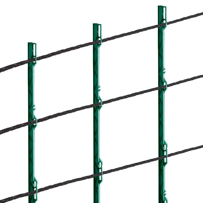 Electric Fence Wire, 1000Ft 305M Portable Polywire, 1/4" Diameter 2 Copper Strands for Reliable Conductivity and Rust Resistance, Fencing Rope Line for Horse, Cattle, Livestock