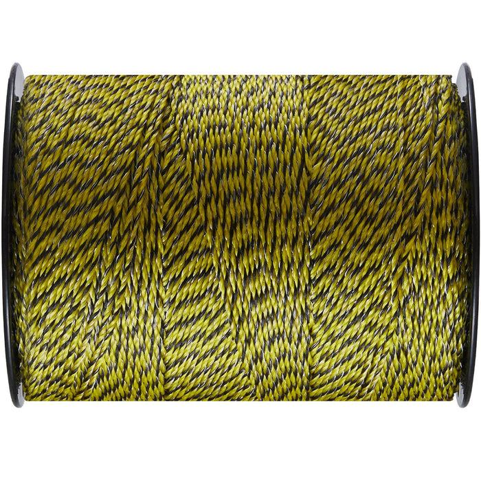 Electric Fence Wire, 3366Ft 1026M Portable Polywire, 1/8" Diameter 6 Stainless Steel Strands for Reliable Conductivity and UV, Rust Resistance, Fencing Rope Line for Horse, Cattle, Livestock