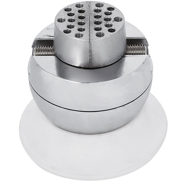 Ball Vise, 3" Engraving Setting Tool, 360° Rotation Engraving Block Vise, 30 PCS Attachment Jewelry Engraving Block Tools Standard Block for Gemstone Inlay and Small-Scale Engraving